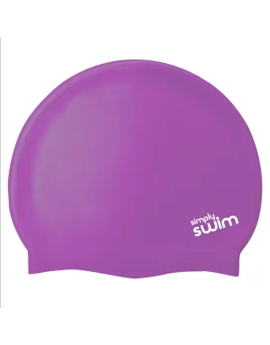 Adult Silicone Swim Cap - Solid Colours
