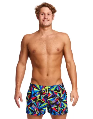 Beat It Shorty Swim Shorts - Black/Multi