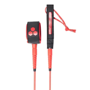 Channel Islands Round Cord Everyday 7' Surfboard Leash - Fire Castle