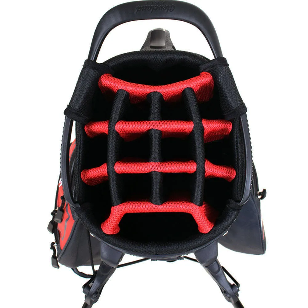 Cleveland Golf Saturday Stand Bag - Red/Charcoal