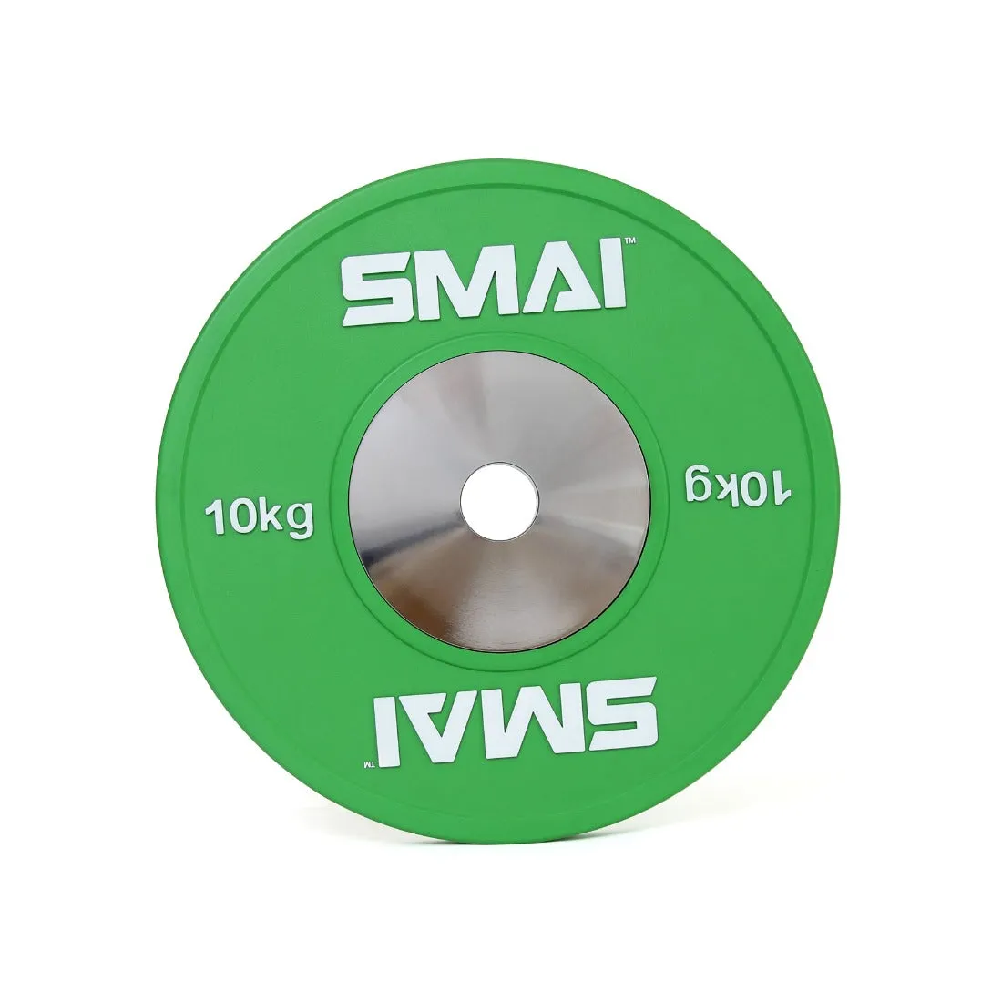 Competition Bumper Plate 10kg (PAIR) IWF Colour Smai