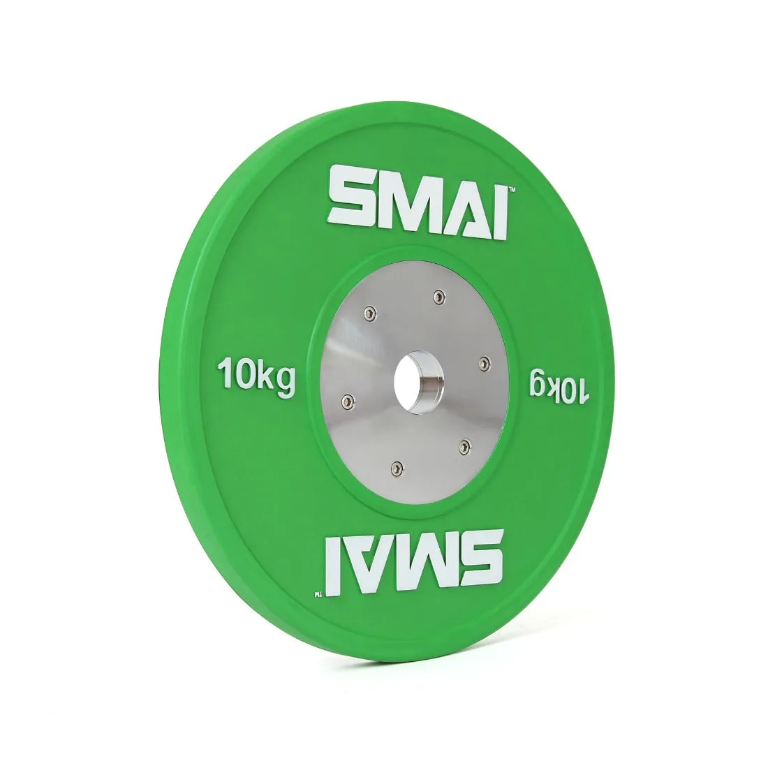 Competition Bumper Plate 10kg (PAIR) IWF Colour Smai