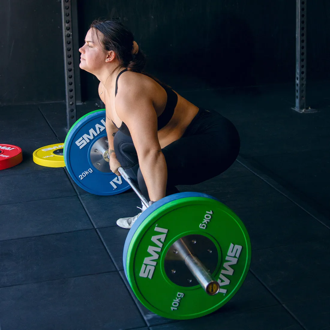 Competition Bumper Plate 10kg (PAIR) IWF Colour Smai