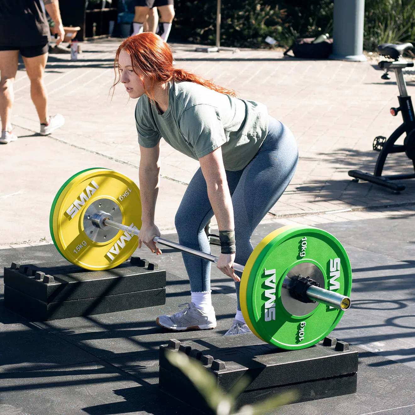 Competition Bumper Plate 10kg (PAIR) IWF Colour Smai