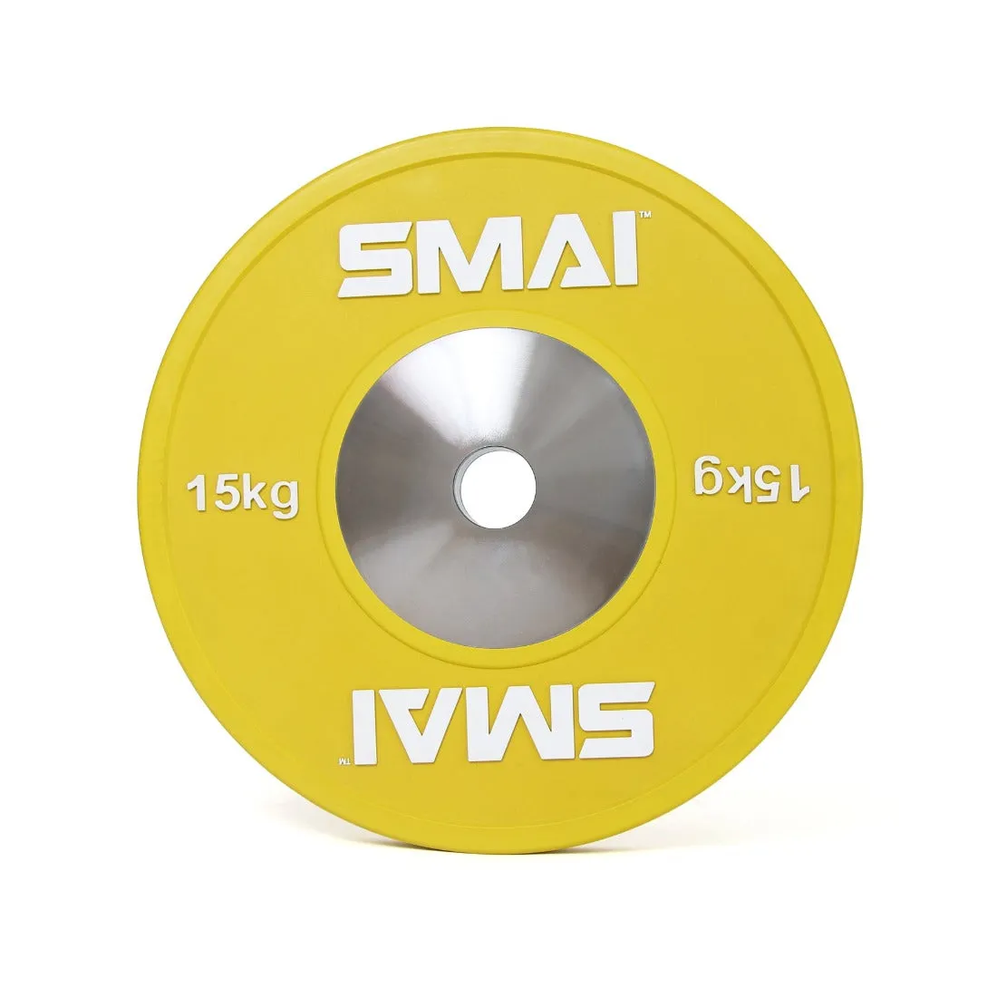 Competition Bumper Plate 15kg (PAIR) IWF Colour Smai