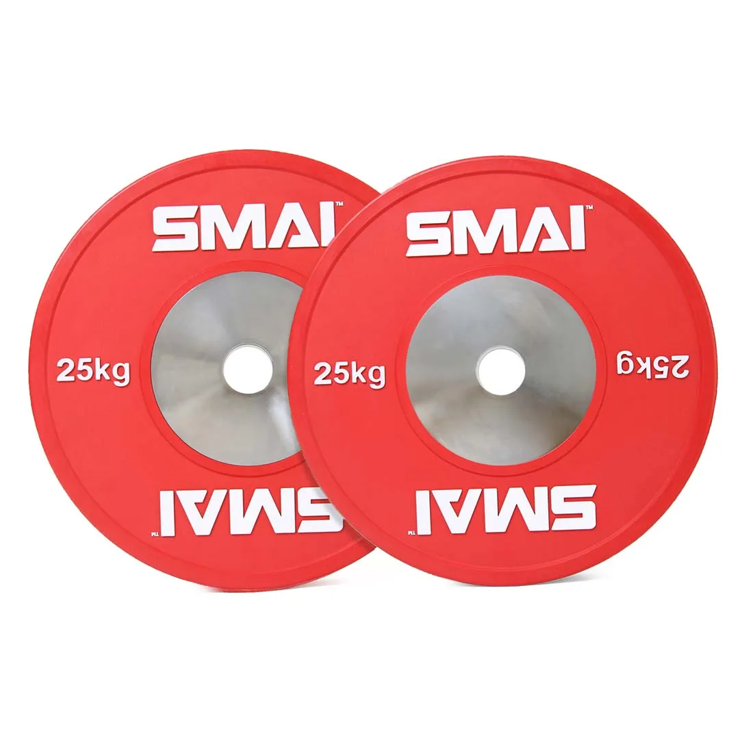 Competition Bumper Plate 25kg (PAIR) - IWF Colour Smai