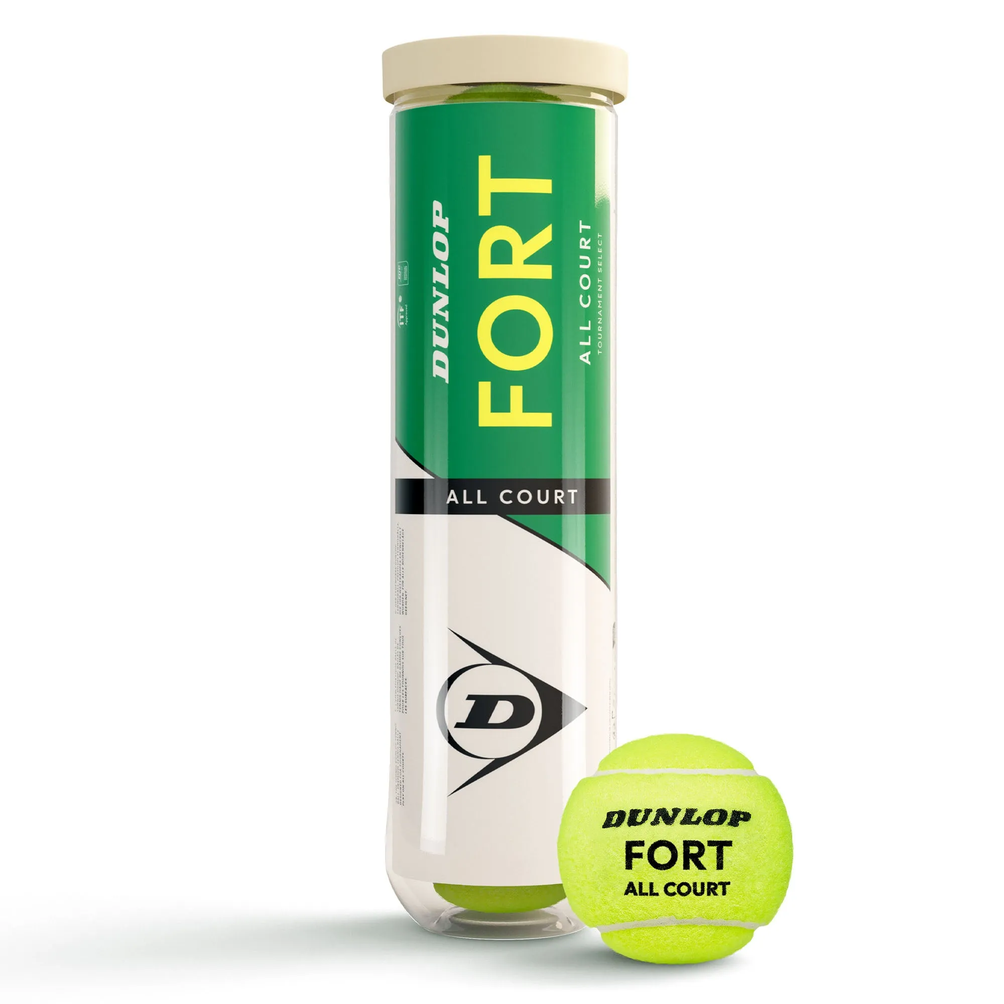Dunlop Fort All Court Tournament Tennis Balls - 1 Dozen