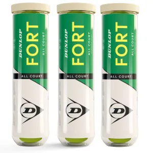 Dunlop Fort All Court Tournament Tennis Balls - 1 Dozen
