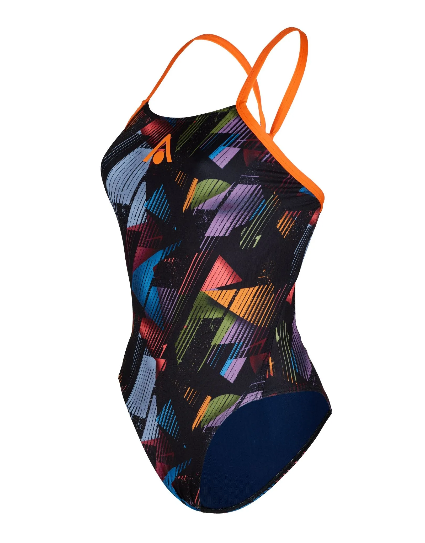 Essential Tie Back Swimsuit - Multicolour/Navy