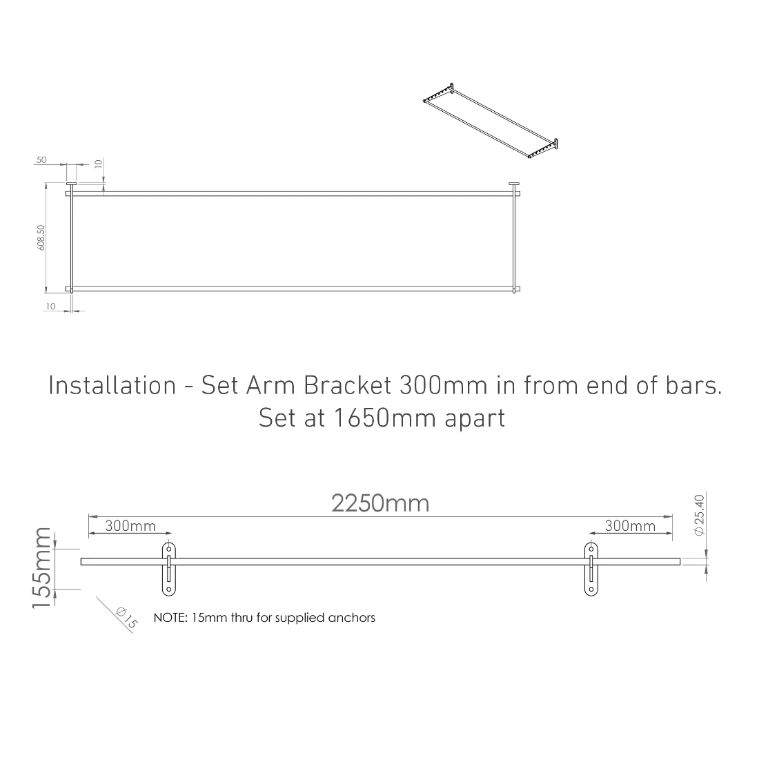 Exercise Ball Storage Rack - Wall Mounted Smai