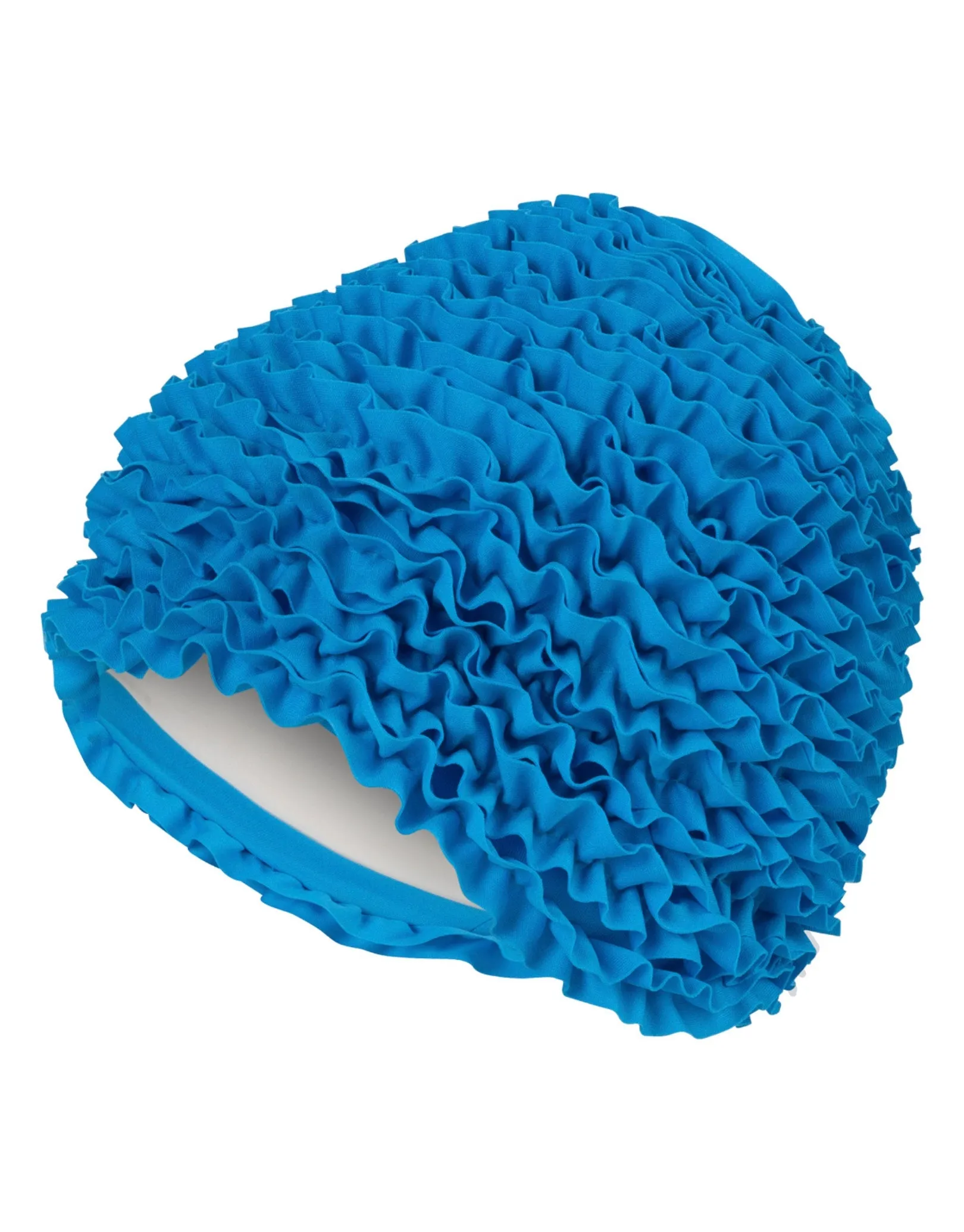 Frill Fabric Swim Cap