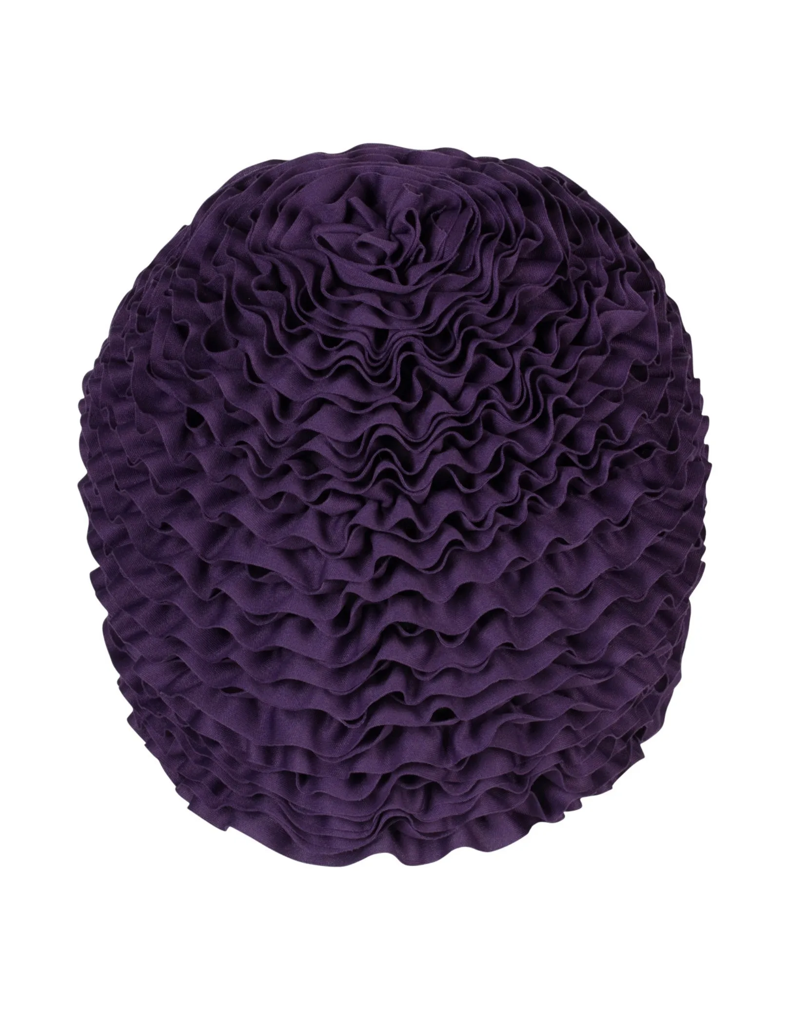 Frill Fabric Swim Cap