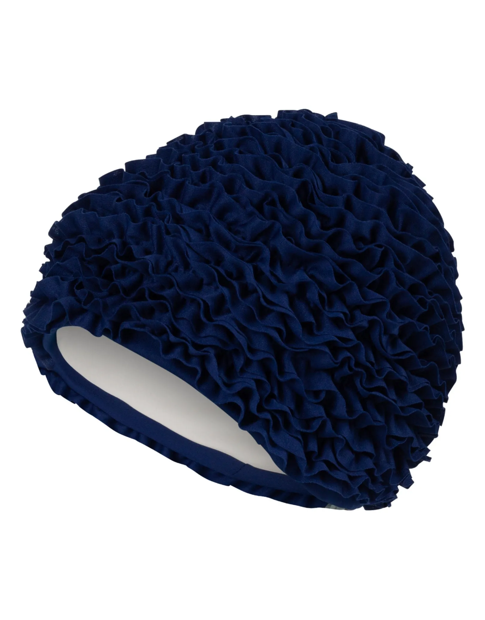 Frill Fabric Swim Cap
