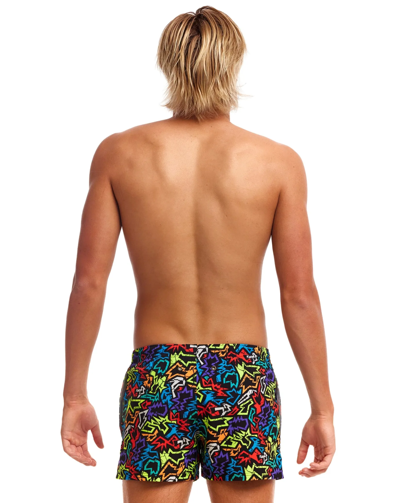 Funk Me Shorty Swim Shorts - Black/Multi