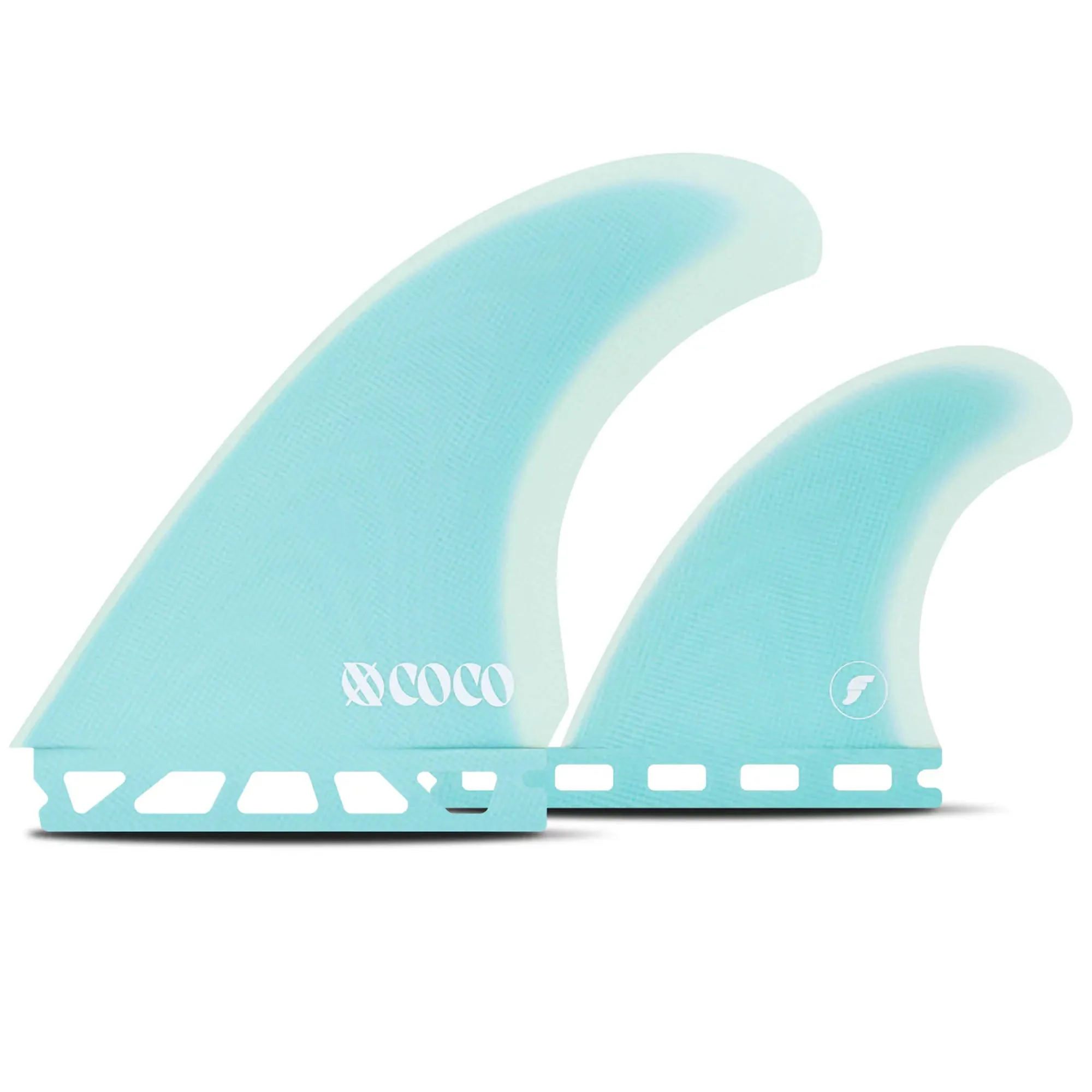 Futures XO Coco 2 1 Surfboard Fins - Blue