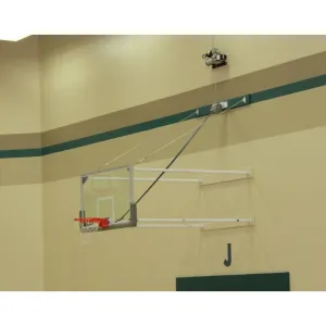 Gared 42 X 72 Four Point Fold-Up Basketball Wall Mount Package