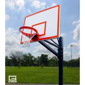 Gared Endurance 6 Square Post 4 Extension Steel Playground Basketball Hoop