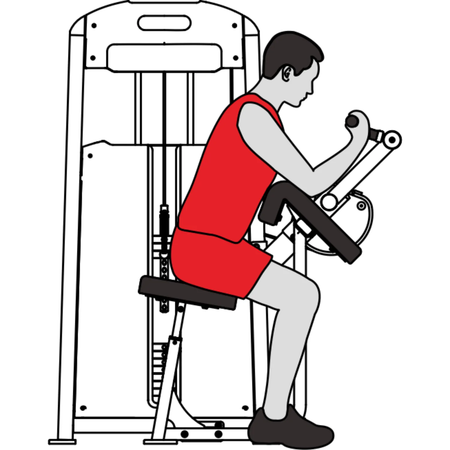 Harison Discover HR-G10 Series Commercial HR-G1050 Seated Preacher Curls