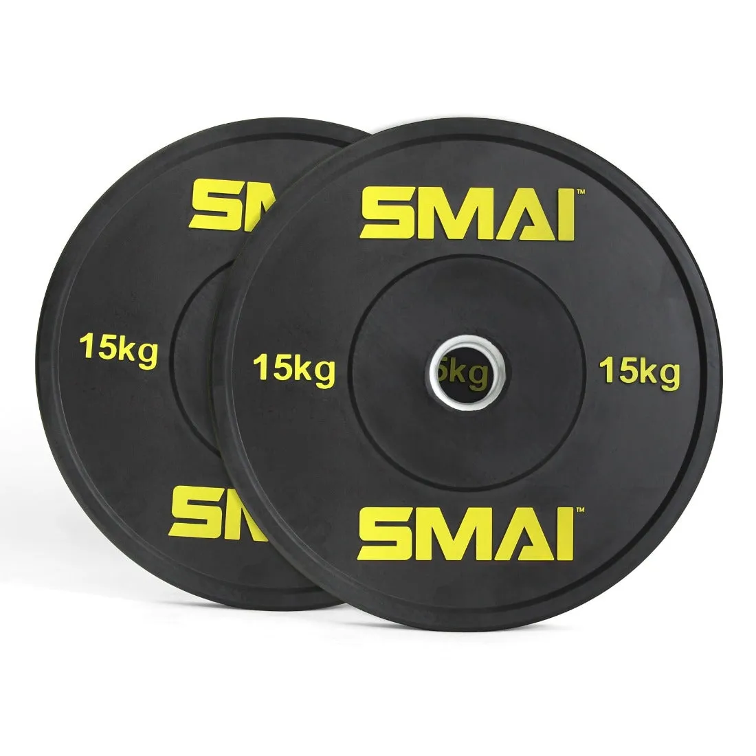 HD Bumper Plates Set - 5 pairs of 15kg (150kg) Smai