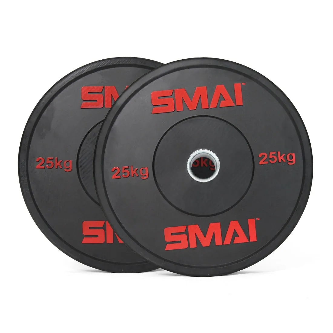 HD Bumper Plates Set - 5 pairs of 25kg (250kg) Smai