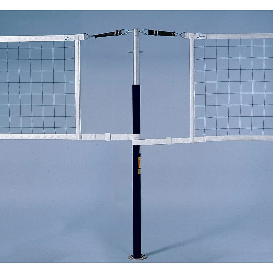 Jaypro FeatherLite Volleyball Net Center Upright System (3 in. Floor Sleeve) PVBC-450