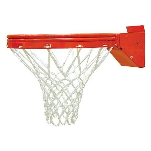 Jaypro Straight Post Basketball System (4-1/2" Pole with 4' Offset) 72"W x 42"H Perforated Steel Backboard