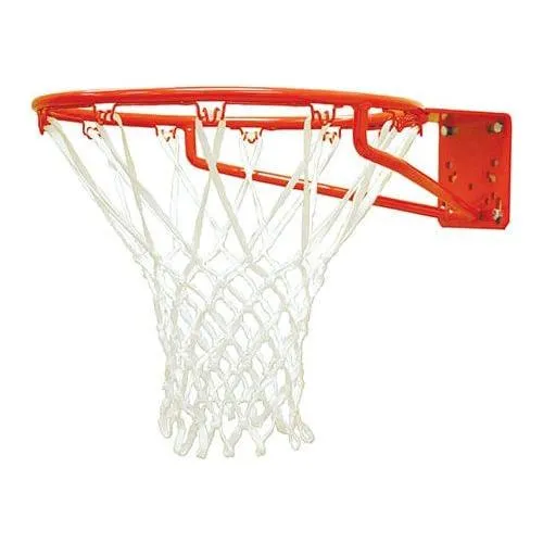 Jaypro Straight Post Basketball System (4-1/2" Pole with 4' Offset) 72"W x 42"H Perforated Steel Backboard