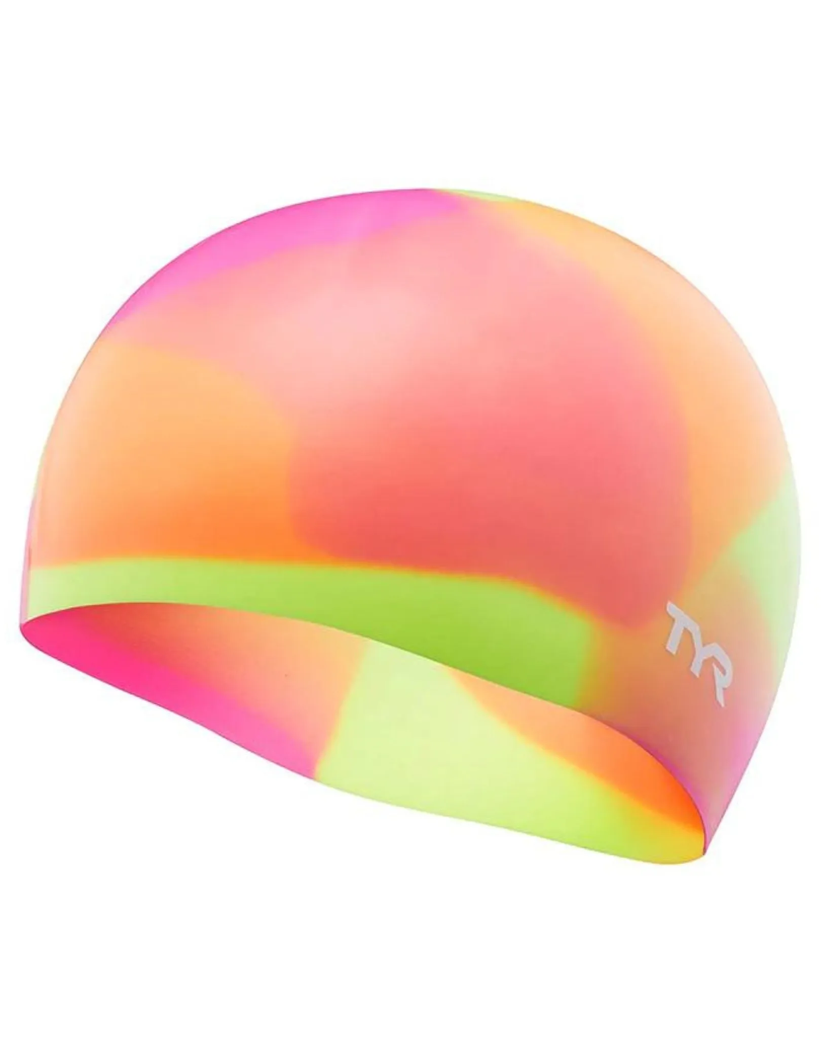 Junior Tie Dye Graphic Silicone Swim Cap