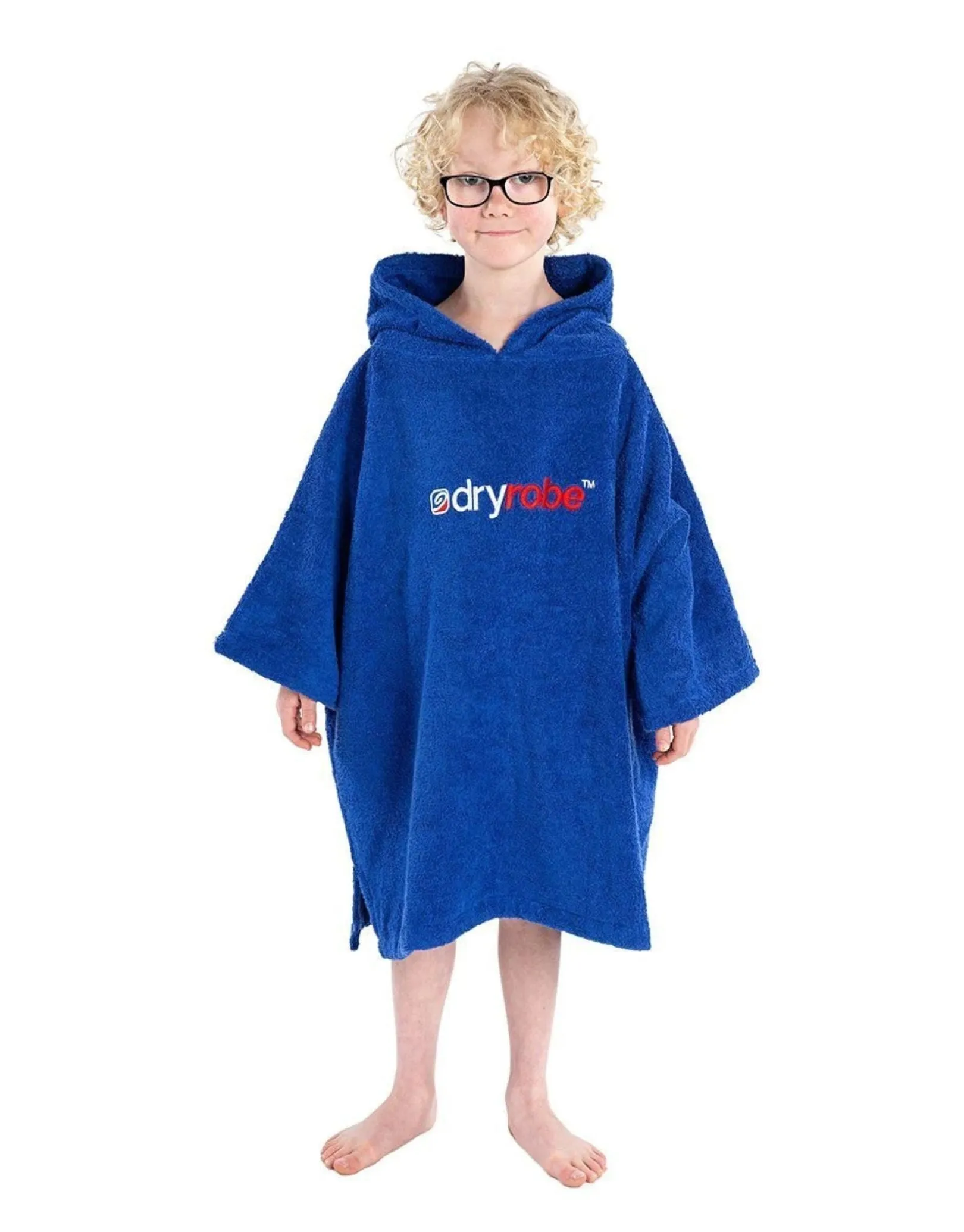 Kids Organic Cotton Short Sleeve Towel Poncho - 5-9 yrs