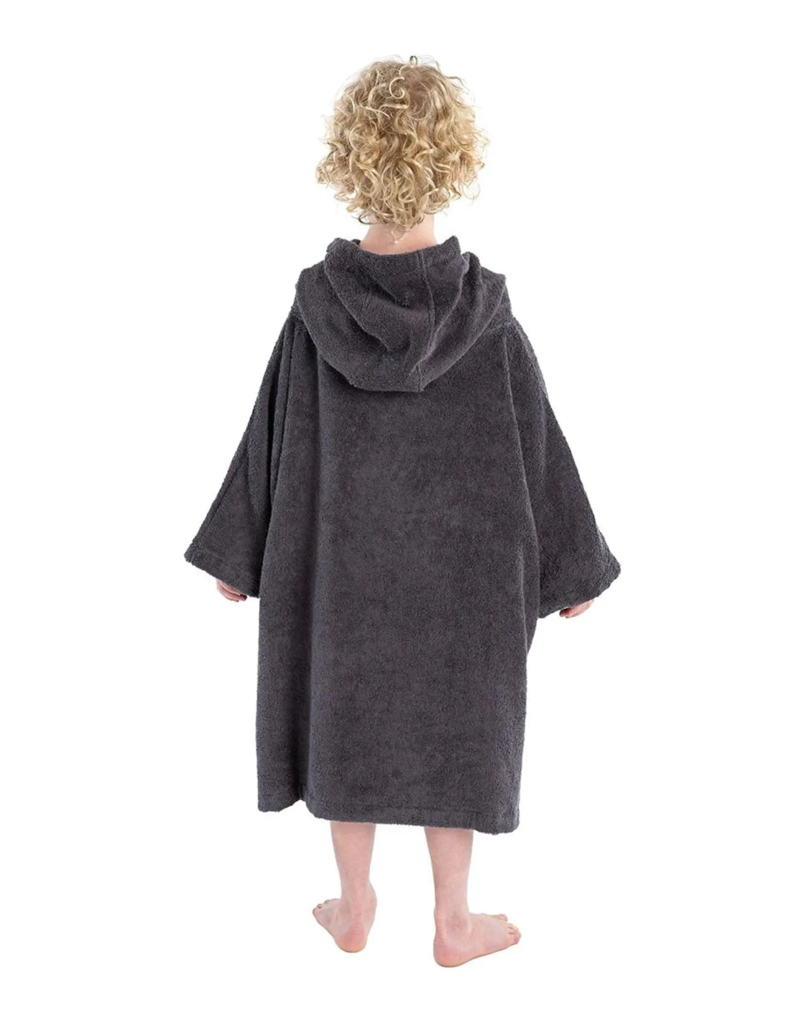 Kids Organic Cotton Short Sleeve Towel Poncho - 5-9 yrs