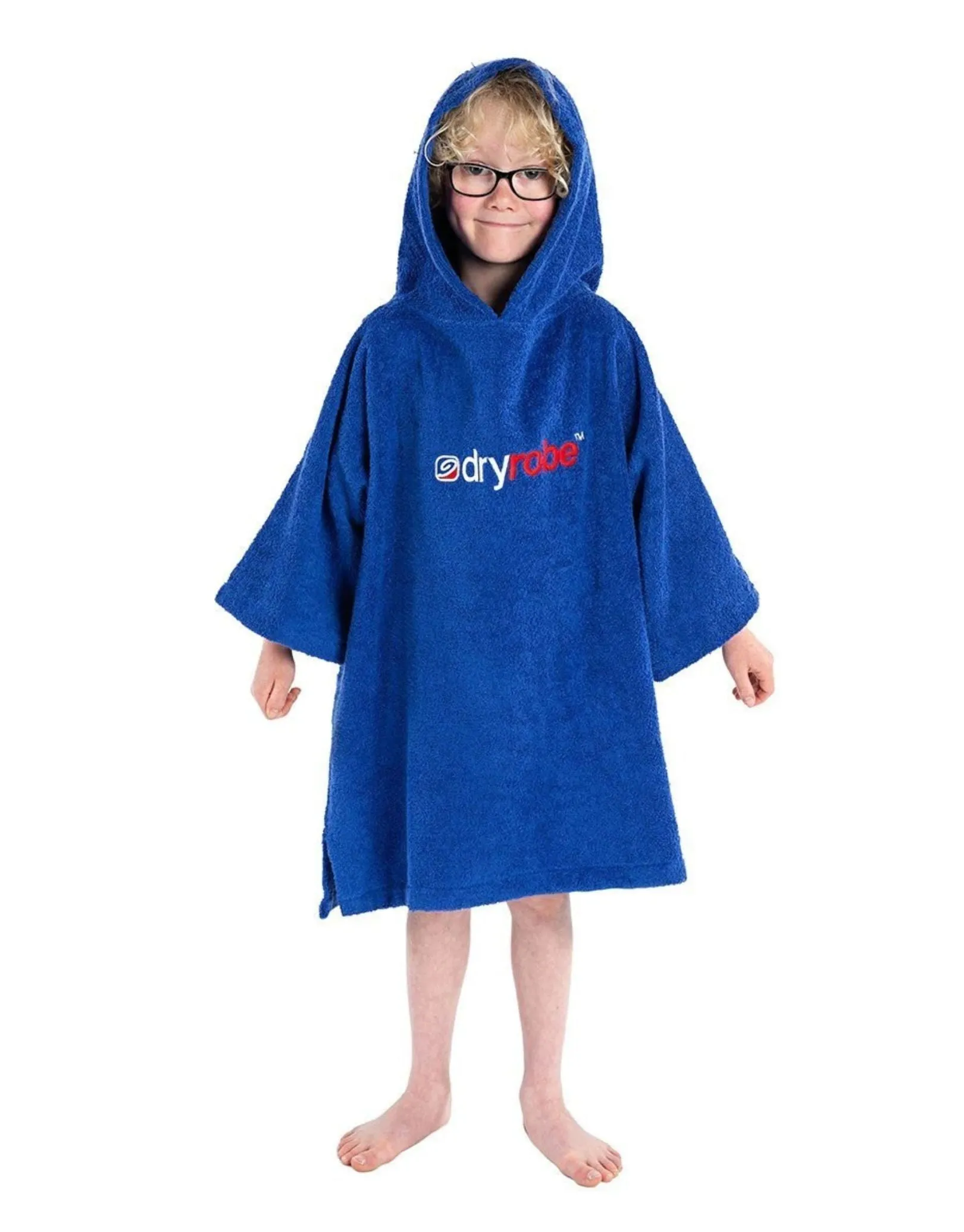 Kids Organic Cotton Short Sleeve Towel Poncho - 5-9 yrs