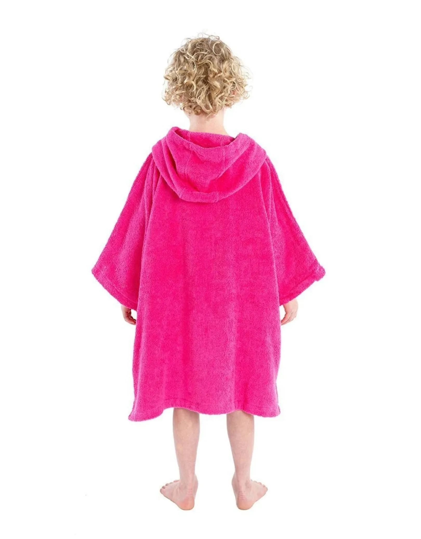Kids Organic Cotton Short Sleeve Towel Poncho - 5-9 yrs