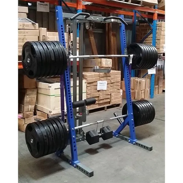 Muscle Motion Half Rack with High Low pulley (Rating Certified)