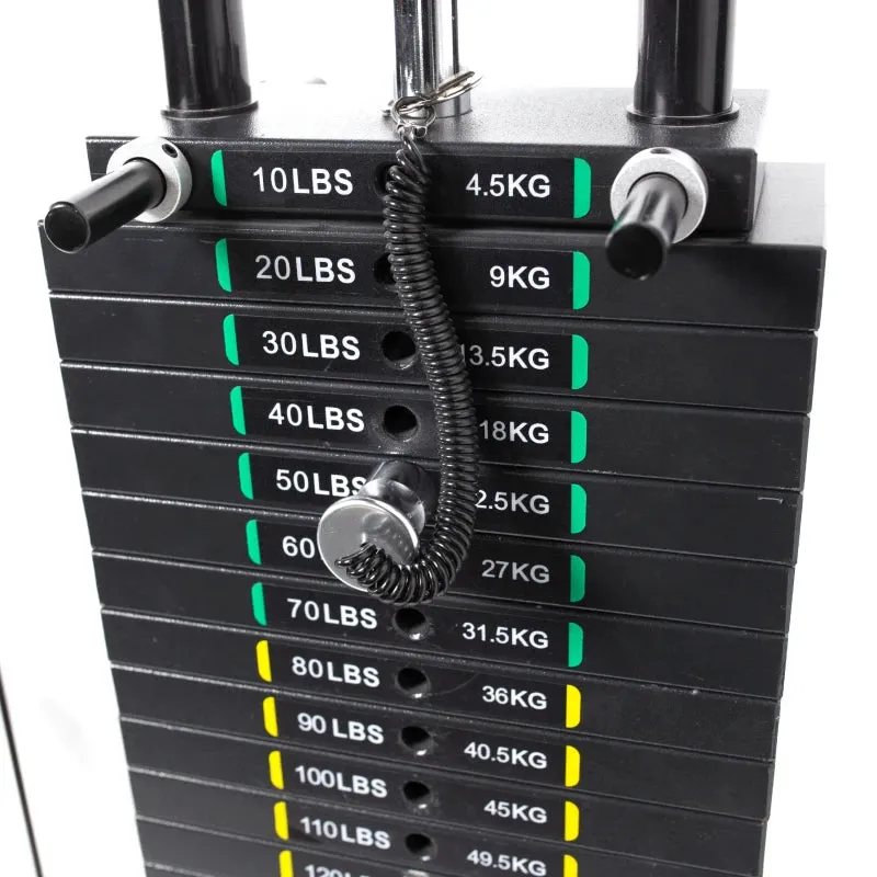 Muscle Motion LPLR1001 Commercial Lat Pulldown Low Row Machine