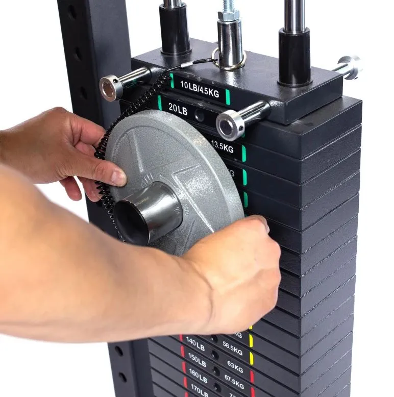 Muscle Motion LPLR1001 Commercial Lat Pulldown Low Row Machine