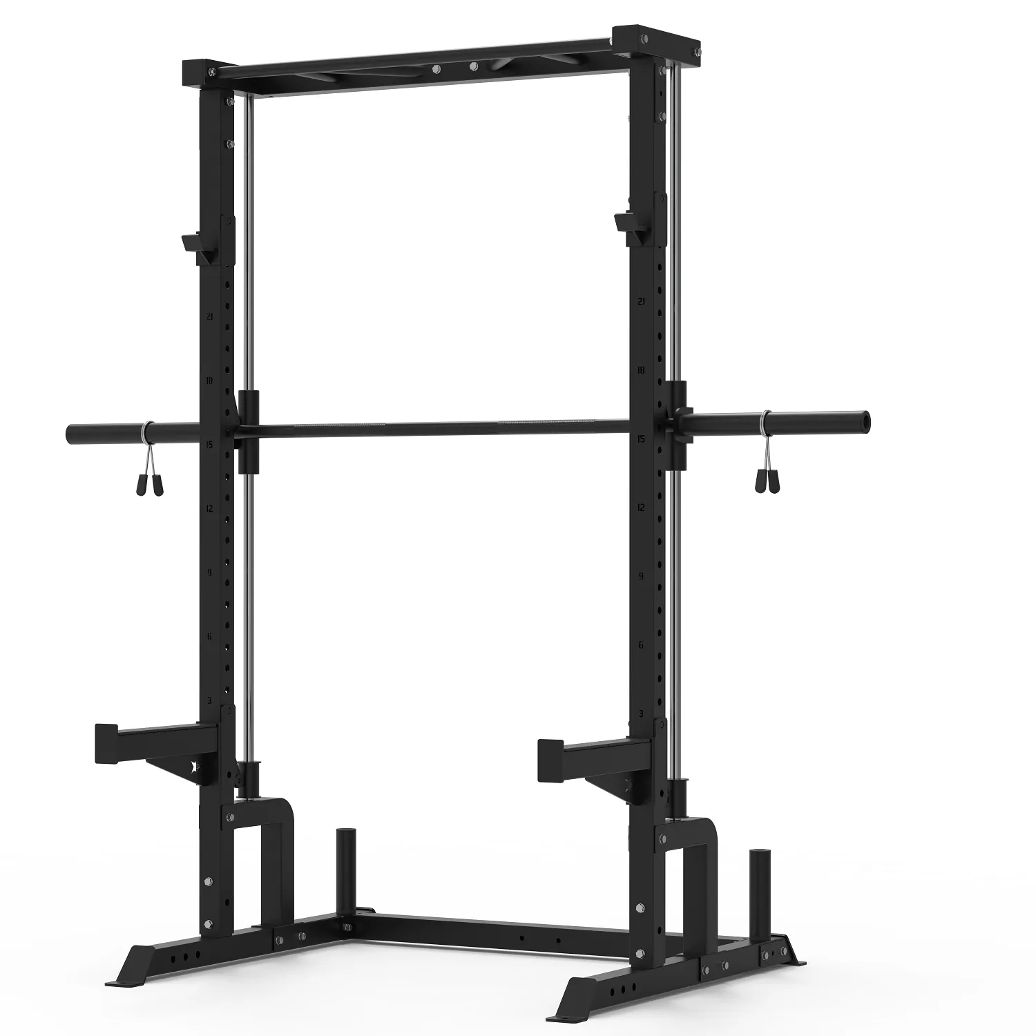 Muscle Motion Valor Modular Half Rack With Smith Machine Package