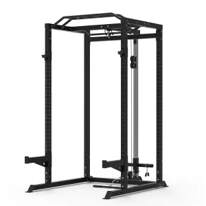 Muscle Motion Valor Power Rack with High Low Pulley