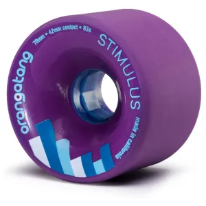 Orangatang Stimulus 70mm 83a Longboard Skateboard Wheels - Purple