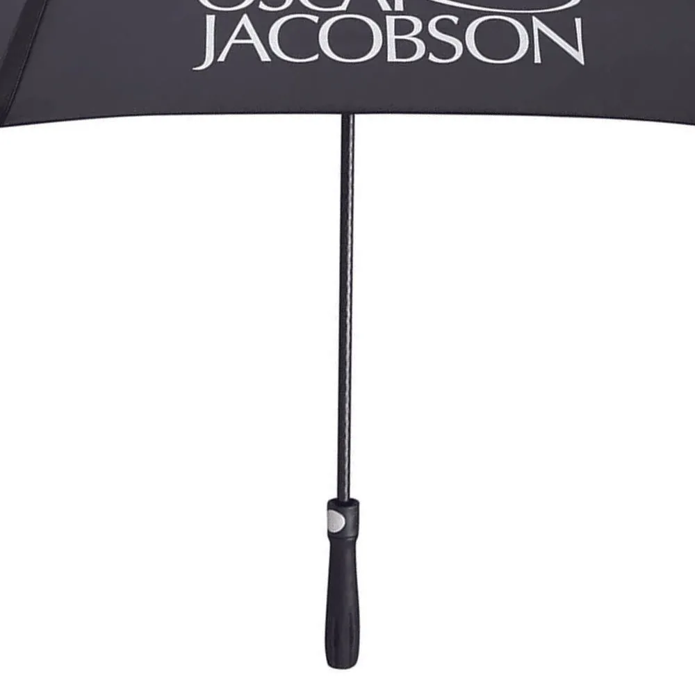 Oscar Jacobson Gio Print Dual Canopy Umbrella - Black/Cobalt