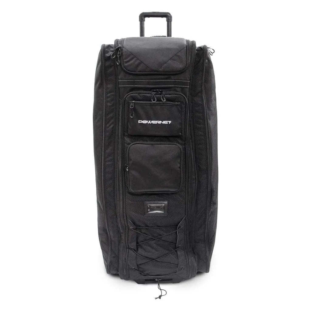 Powernet All Gear Transporter Rolling Baseball Equipment Bag for Coaches B007