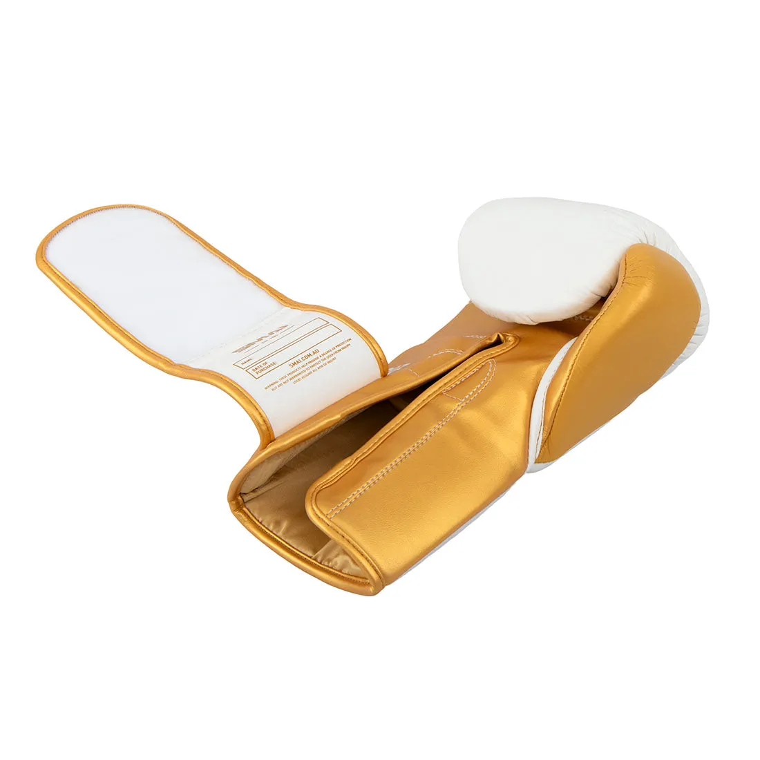 ProGuard White/Gold Boxing Glove Smai