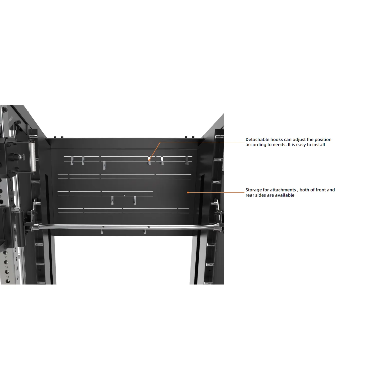 Rapid Motion RM7 Series Commercial Modular Power Rack Smith Machine Functional Trainer All-In-One