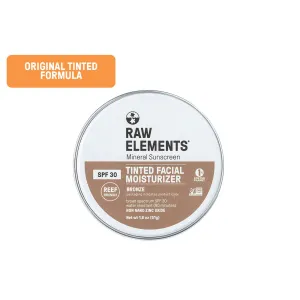 Raw Elements SPF 30 Tinted Face Moisturizer Sunscreen Tin - Bronze