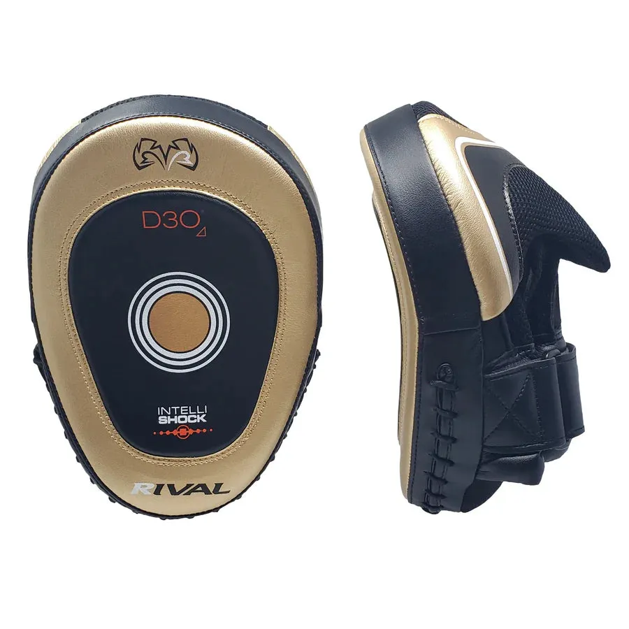 Rival RPM10 Intelli-Shock Punch Mitts - Gold