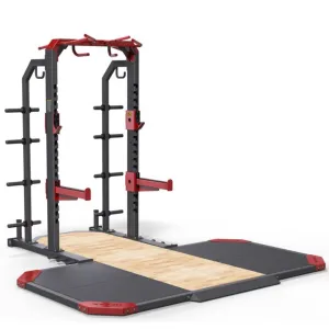RMC Commercial Elite Half Rack   Weight Lifting Platform - VOLTZ Series