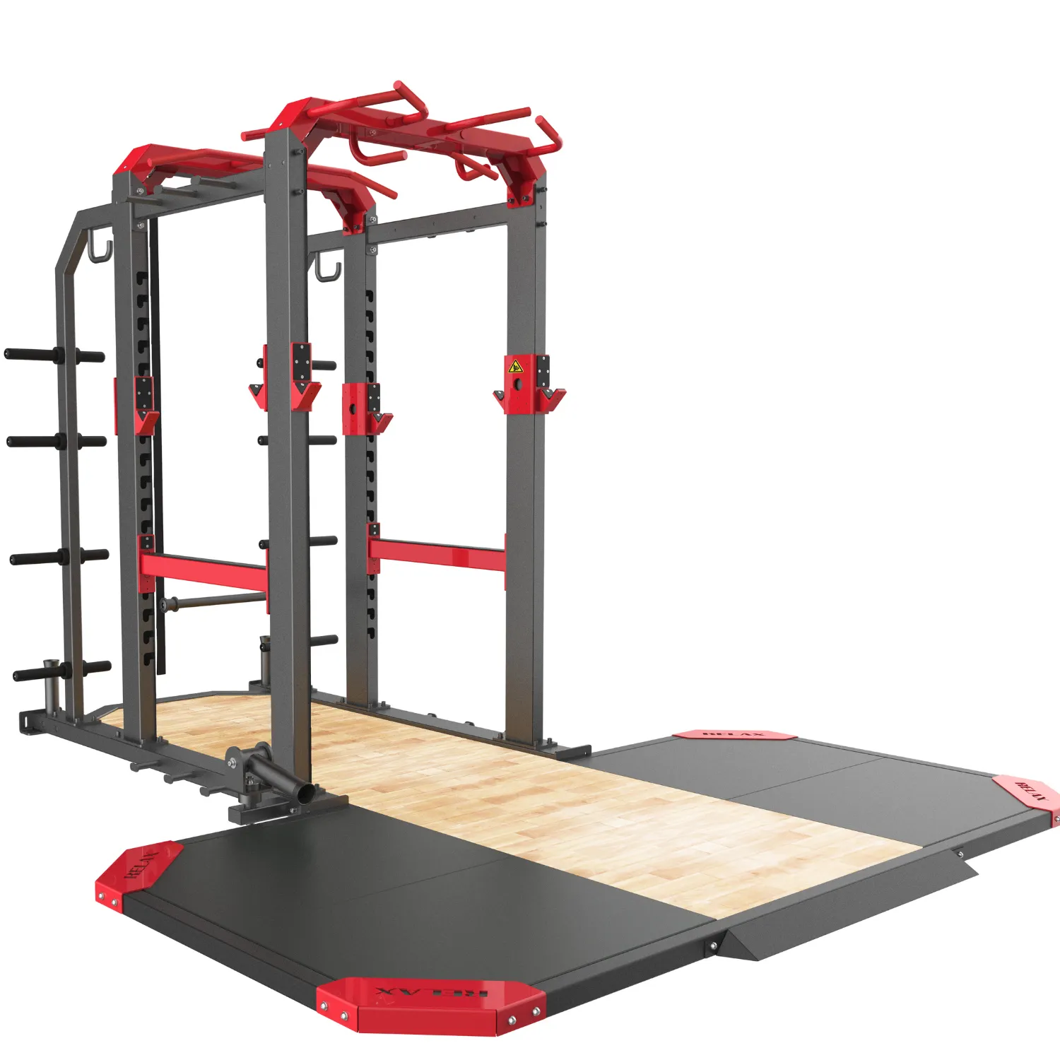 RMC Commercial Elite Power Rack   Weight Lifting Platform - VOLTZ Series