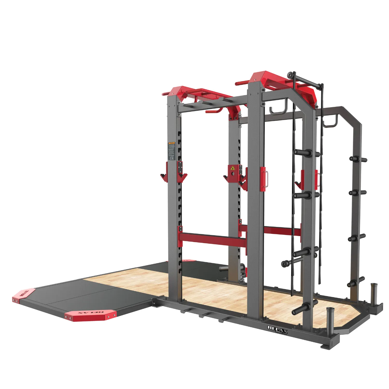 RMC Commercial Elite Power Rack   Weight Lifting Platform - VOLTZ Series