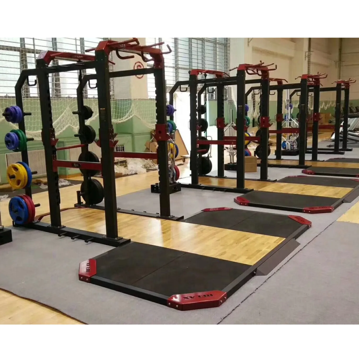RMC Commercial Elite Power Rack   Weight Lifting Platform - VOLTZ Series