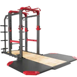 RMC Commercial Elite Power Rack   Weight Lifting Platform - VOLTZ Series