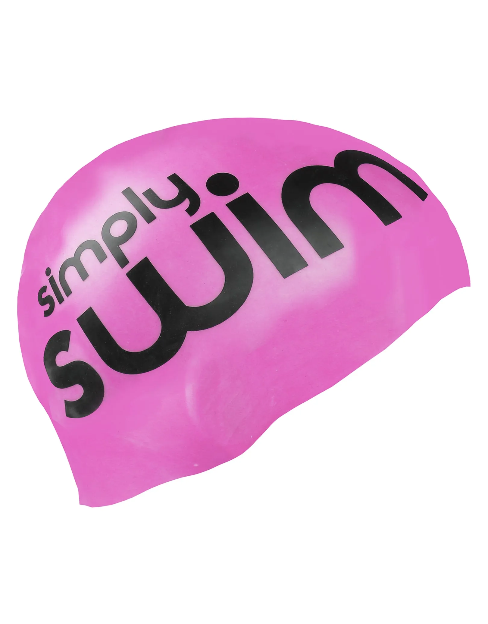 Silicone Swim Cap - High Vis Pink
